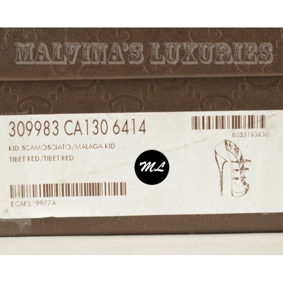 GUCCI SHOES LISBETH HIGH HEEL MARY JANE SUEDE LEATHER PUMPS sz 40 / 10 - Picture 14 of 14